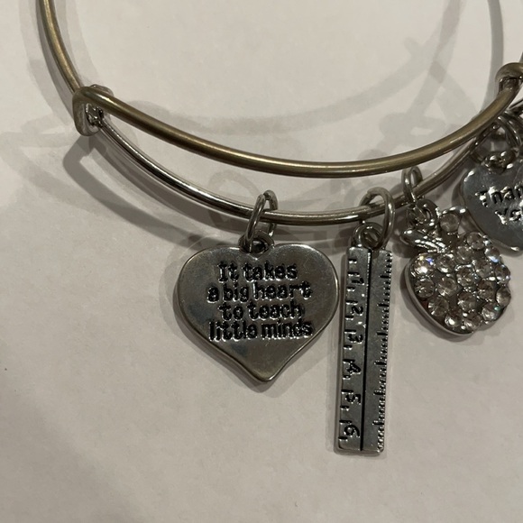 Beautiful silver bracelet for teacher appreciation - Picture 3 of 5